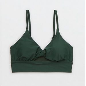 Aerie Twist Longline Bikini Top